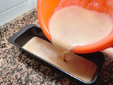 Flan de turrón