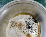 A picture of step 1 of Aloo paratha with Dahi.