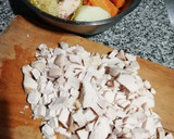Foto del paso 1 de la receta: Tarta de pollo y brócoli estilo Quiche Lorraine (pero light)