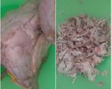 Foto del paso 1 de la receta: Arepitas de pollo 🍗