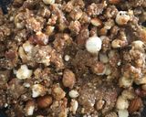 A picture of step 4 of Makhana ladoo.