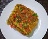 A picture of step 3 of Bread omlette sandwich.