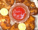 A picture of step 1 of Lahori Fish.