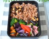A picture of step 4 of Colorful Chinese-Style Steamed Eggplant for Bento (Microwave).