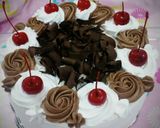 Foto langkah ke 10 dari resep Black forest cake (base chocolate chiffon).
