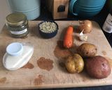 A picture of step 1 of Vegan Cottage pie for babies.