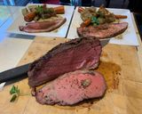 A picture of step 7 of Bourbon-Smoked Beef Strip Loin Roast.