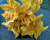A picture of step 1 of Pumpkin Flower Fritters.