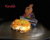 A picture of step 9 of Kunafeh.
