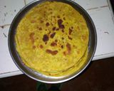A picture of step 5 of Chapati and cowpeas.