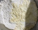 A picture of step 1 of Besan ke parathay.