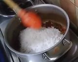 A picture of step 8 of Maghazi pulao.