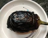 A picture of step 3 of Eggplant (baingan) bharta.