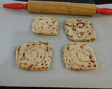 A picture of step 2 of Cinnamon Toast Roll Ups.