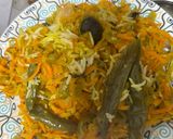 صورة لخطوة 7 من وصفة رز العزايم بنكهه عربيه