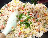 Foto langkah ke 4 dari resep Nasi Goreng Sayur.