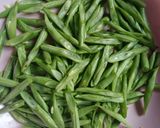 Foto langkah ke 1 dari resep Sayur Kulit Sapi Buncis Bumbu Kuning.