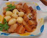 Hình bước làm 3 của món Thịt kho trứng cút