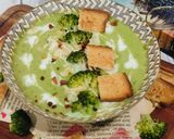 ब्रोकोली पालक सूप(broccoli spinach soup recipe in Hindi) रेसिपी चरण 3 फोटो