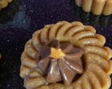 A picture of step 3 of Biscoff Christmas yule log.