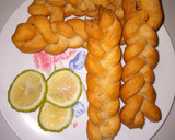 A picture of step 9 of Lemon flavored braided mandazi.