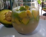 Foto langkah ke 2 dari resep Es Buah Pokat Selasih.
