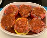 A picture of step 4 of Stuffed Peppers.
