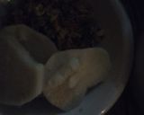 A picture of step 12 of Yam with egg sauce.
