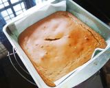 A picture of step 5 of Nutella brownies.