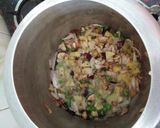 A picture of step 4 of Rajvadi khichdi.