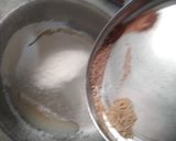 A picture of step 6 of Plum Cake (eggless and no rum).