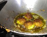 A picture of step 1 of Gulab jamun kofta curry.