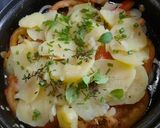 Foto del paso 2 de la receta: Bife multicolor con papas y huevo