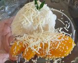 Foto langkah ke 3 dari resep Mango sticky rice / mangga ketan vla.