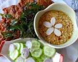 รูปขั้นตอนการทำที่ 10 ของ ทอดมันอกไก่หน่อกะลา