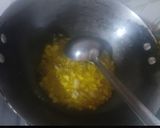 A picture of step 2 of Aloo bengan.