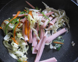 A picture of step 3 of Seasoned with Mentsuyu: Easy Stir-Fried Udon.