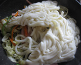 A picture of step 4 of Seasoned with Mentsuyu: Easy Stir-Fried Udon.