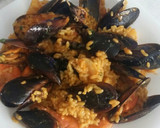 Foto del paso 6 de la receta: Arroz caldoso con mejillones y langostinos
