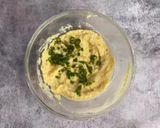 A picture of step 2 of Moong Dal Pakora.