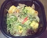 รูปขั้นตอนการทำที่ 5 ของ เต้าหู้ไข่ย่างผัดโต้เหมี่ยวหมูสับ