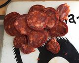 Une image de l'étape 2 de Petits feuilletés au chorizo.