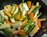 A picture of step 1 of Avial (Mixed Vegetable Curry - Kerala Style).