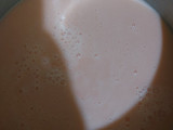 Strawberry egg pudding