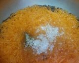 A picture of step 2 of Kesariya sweet pulao.