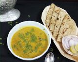 A picture of step 4 of Green peas kurma.