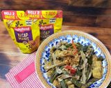 Foto langkah ke 5 dari resep Oseng Tahu Tempe Jamur Tiram Kacang Panjang.