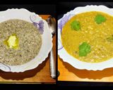 A picture of step 7 of Chicken Hareesa.