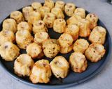 Une image de l'étape 5 de Cannelés salés pour l'apéritif.