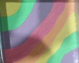 Foto langkah ke 6 dari resep Rainbow roll cake kukus.
